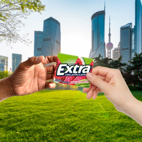 EXTRA Sweet Watermelon Sugarfree Chewing Gum, 15-Stick Single Pack