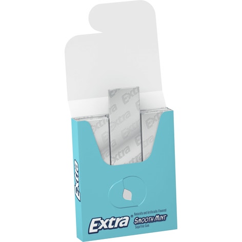 EXTRA Smooth Mint Sugarfree Chewing Gum, 15-Stick Single Pack