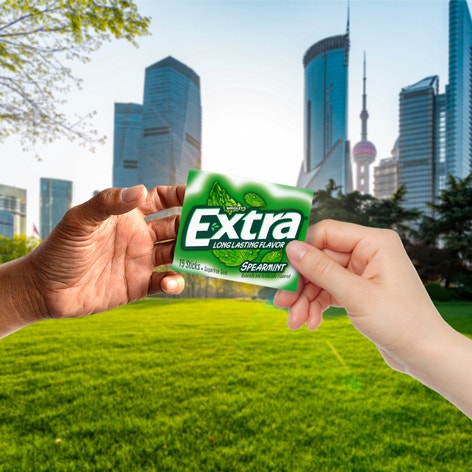 Wrigley's Extra Spearmint Sugar-Free Chewing Gum – 24 Pack (680g Total), Fresh Mint Breath