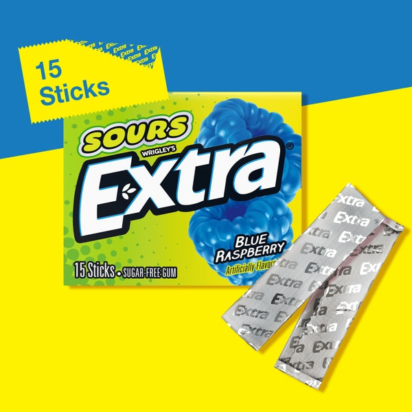 EXTRA SOUR BLUE RASPBERRY 15 STICK