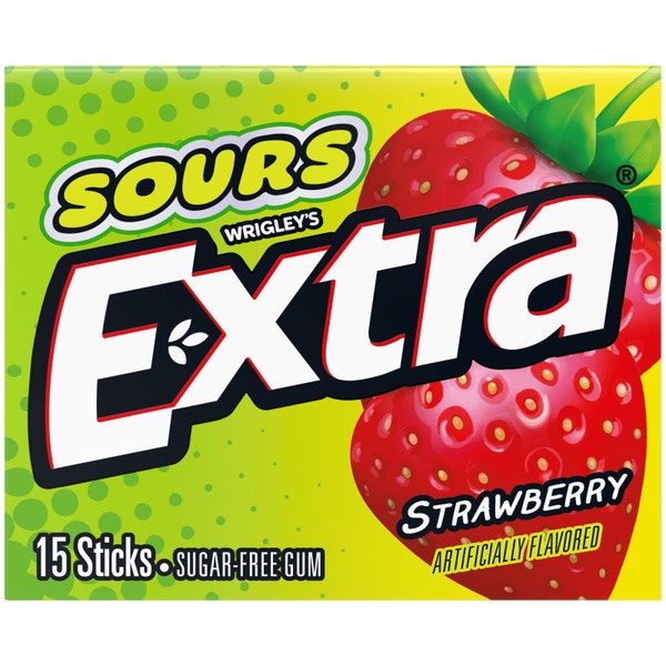 Extra Sour Strawberry 15 Stick