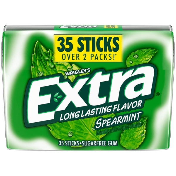 EXTRA Spearmint Sugarfree Chewing Gum, 35-Stick Mega Pack