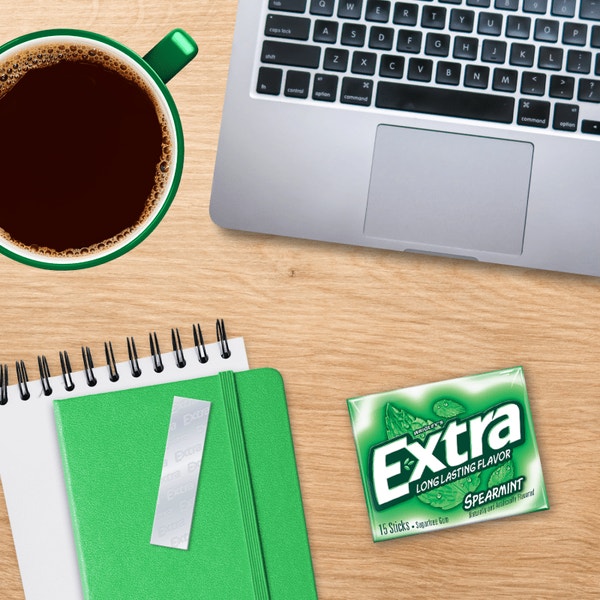 EXTRA Spearmint Sugarfree Chewing Gum, Multipack (3 Packs) | EXTRA