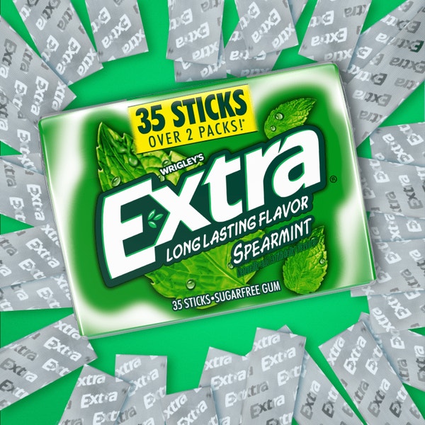 EXTRA Spearmint Sugarfree Chewing Gum, 35Stick Mega Pack EXTRA®