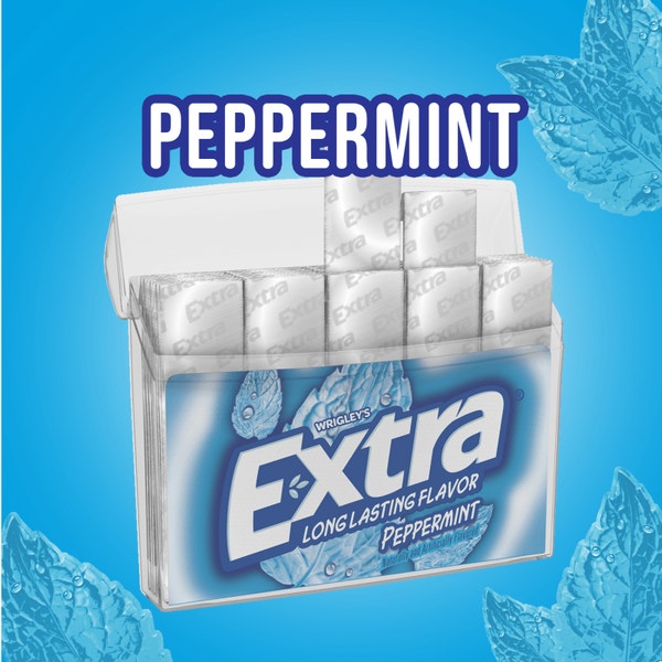 EXTRA Peppermint Sugarfree Chewing Gum, 35Stick Mega Pack EXTRA®
