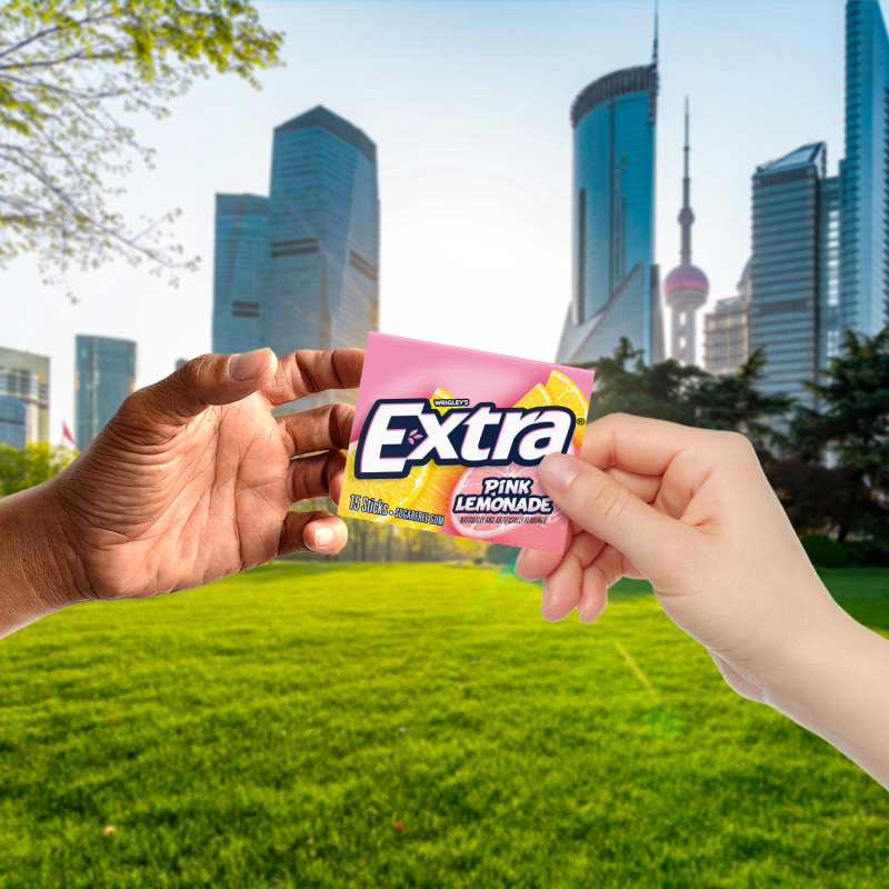 EXTRA Pink Lemonade Sugarfree Chewing Gum, Multipack (3 Packs)