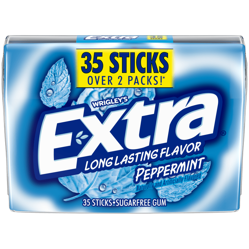 Extra Spearmint Sugar Free Chewing Gum Pack - 35 Count