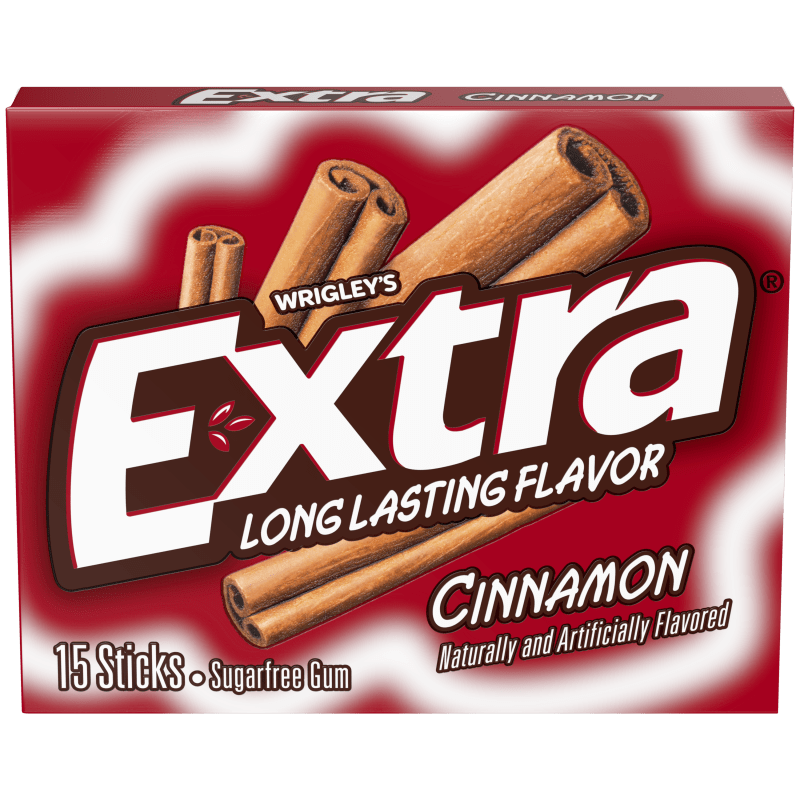 EXTRA Cinnamon Sugarfree Chewing Gum, 15Stick Single Pack EXTRA®