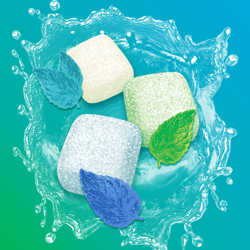 EXTRA Refreshers Mint Mix Sugarfree Chewing Gum, 40Piece Bottle EXTRA®